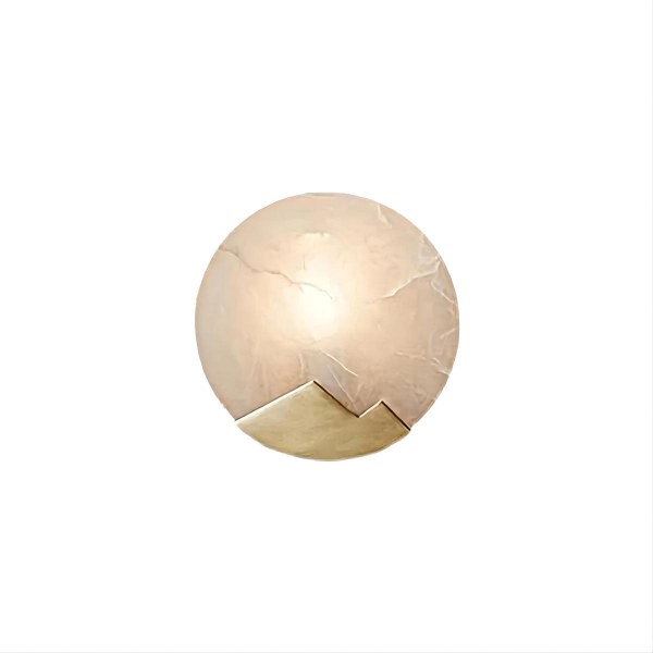 Pure Copper and Marble Wall Lamp