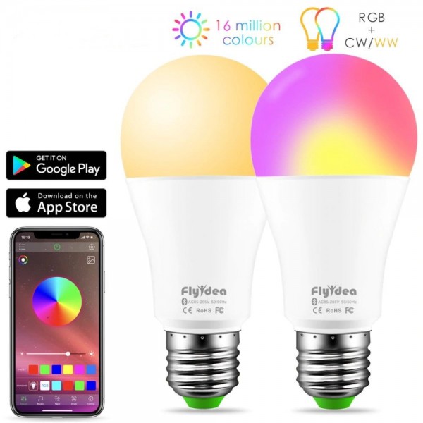 Siri Voice Control 7W RGB Smart Light Bulb