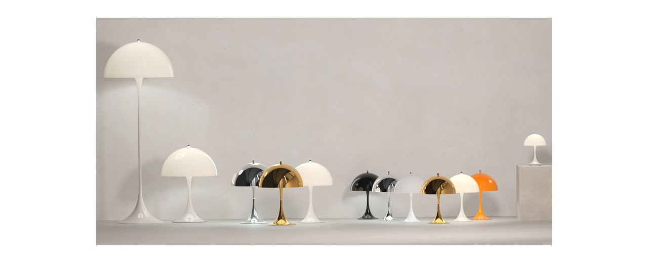 Wunderschöne Replik einer Panthella-Lampe von Verner Panton Designer